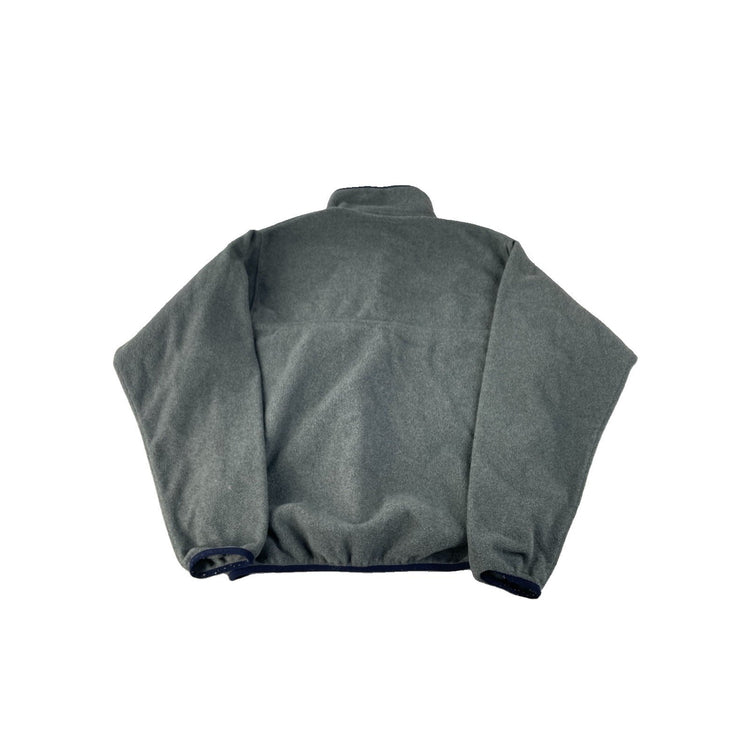 Mens Patagonia Synchilla Gray Snap-T Fleece Pullover Jacket Size S