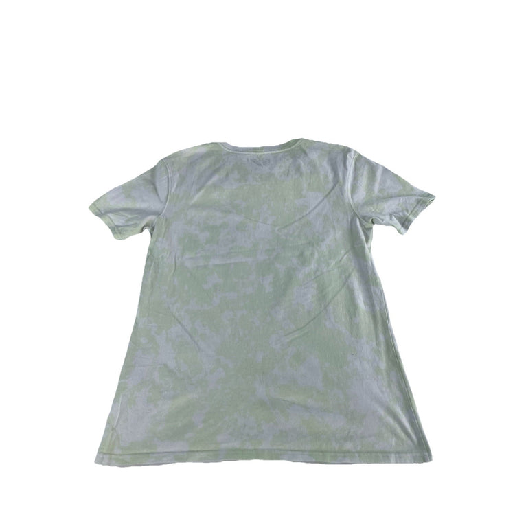 Mens Carhartt Loose Fit White & Light Green Tie Dye T-Shirt Size S