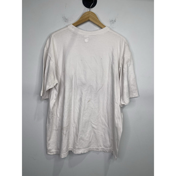 Men’s Roca Wear White Short Sleeve T-Shirt Y2K 2000s Skate Streetwear Sz 3XL