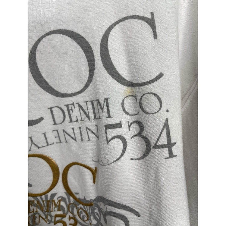 Men’s Roca Wear White Short Sleeve T-Shirt Y2K 2000s Skate Streetwear Sz 3XL