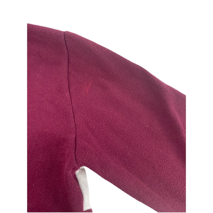 Womens PINK Victoia Secret Maroon, Funnel Neck Pullover Sweatshirt Size XS