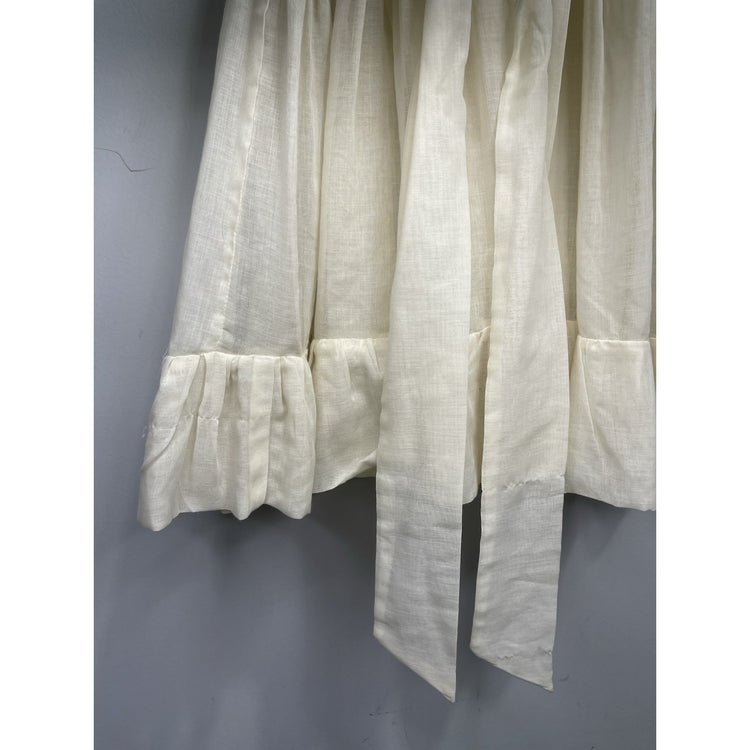 Women’s Vintage 90s Gunne Sax Long Pleated Embroidered Flower Sz 11