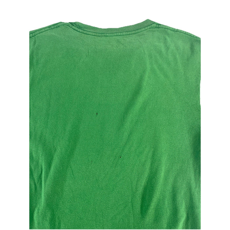 Men's Vintage Fox Racing Graphic T-Shirt Green Size M