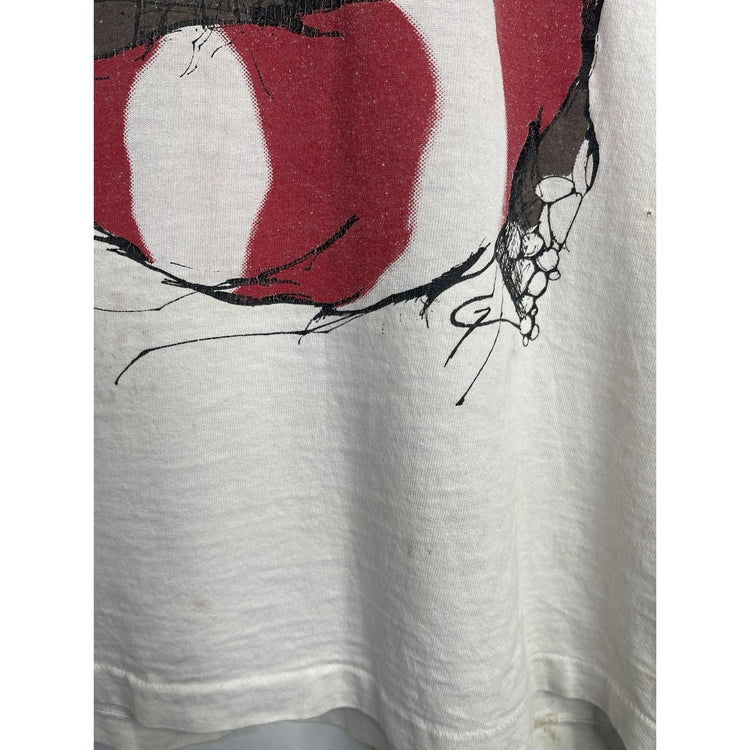 Vintage ALICE IN WONDERLAND Cheshire Cat T Shirt Andazia 2 Sided Large 1990’s