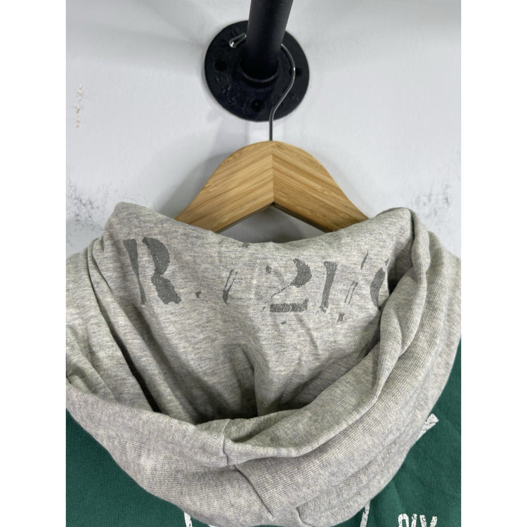 Polo Ralph Lauren Green Hoodie with Yellow Stripe Accents Size Youth L 14/16