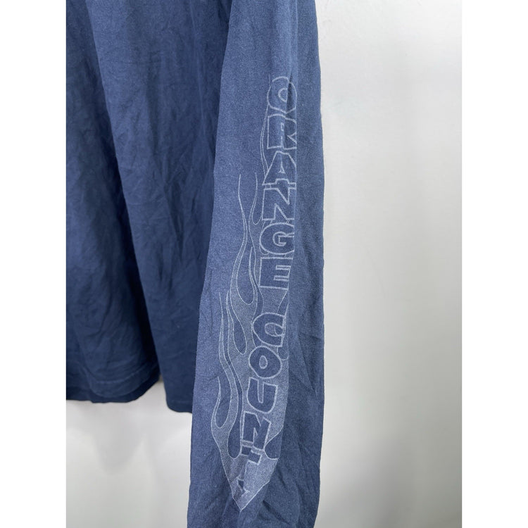 Vintage Goodfella’s Tattoo Lounge Orange County Blue Long Sleeve T-shirt Sz XL