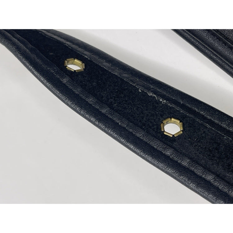 Leather Coach Purse #9966 Vintage Made In USA Black Shoulder Bag Unlined