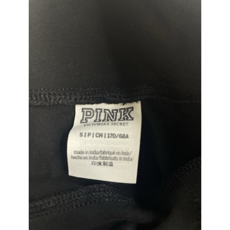Womens PINK Victorias Secret Black Leggings Size Small