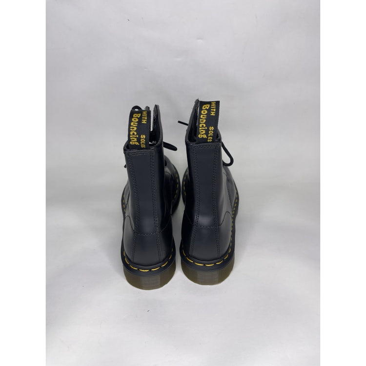 Dr. Martens Luana #AW004 Black with Yellow Stitching Combat Boots Women’s Size 8