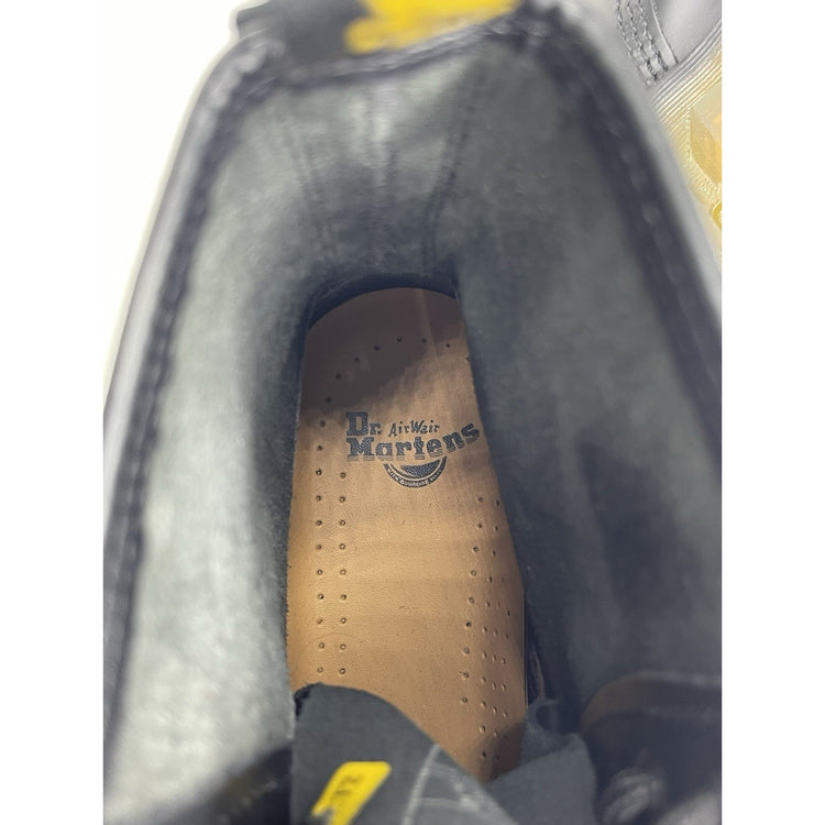 Dr. Martens Luana #AW004 Black with Yellow Stitching Combat Boots Women’s Size 8