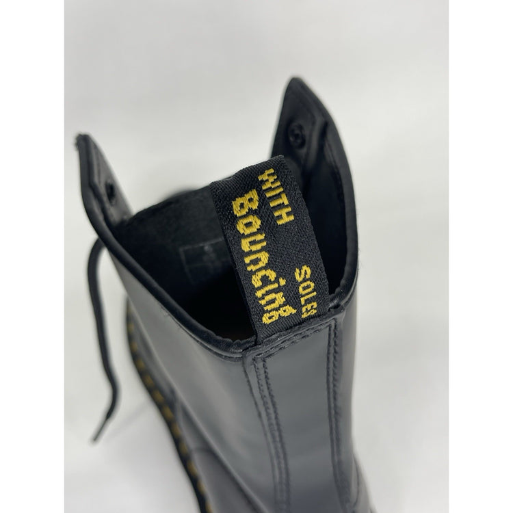 Dr. Martens Luana #AW004 Black with Yellow Stitching Combat Boots Women’s Size 8