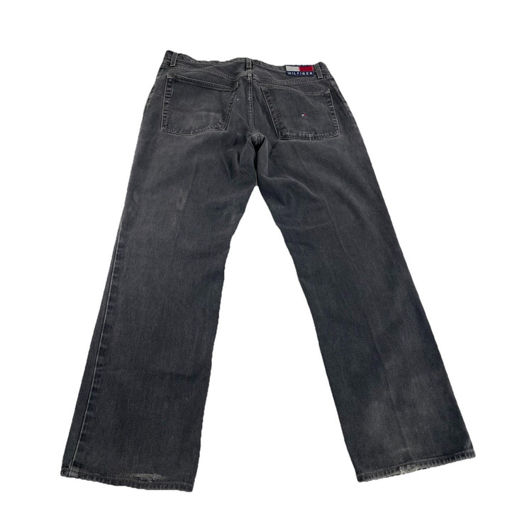 Men’s Vintage Tommy Hilfiger Relaxed Gray Jeans Size 36/32