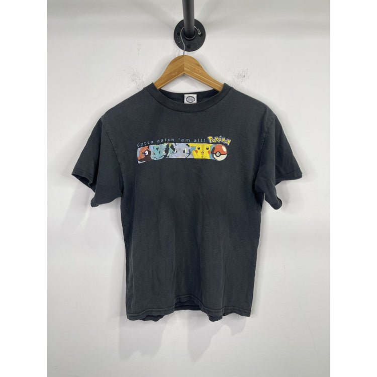Men’s Vintage ‘Gotta Catch ‘em All’ Pokemon 90s Anime T-shirt Nintendo Sz M