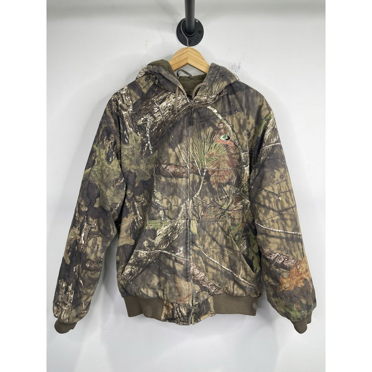 Mossy Oak Break Up Country Mens Camouflage Hunting Zip Up Hoodie Size XL