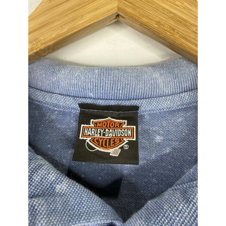 Vintage 1998 Harley Davidson Polo Shirt Size L
