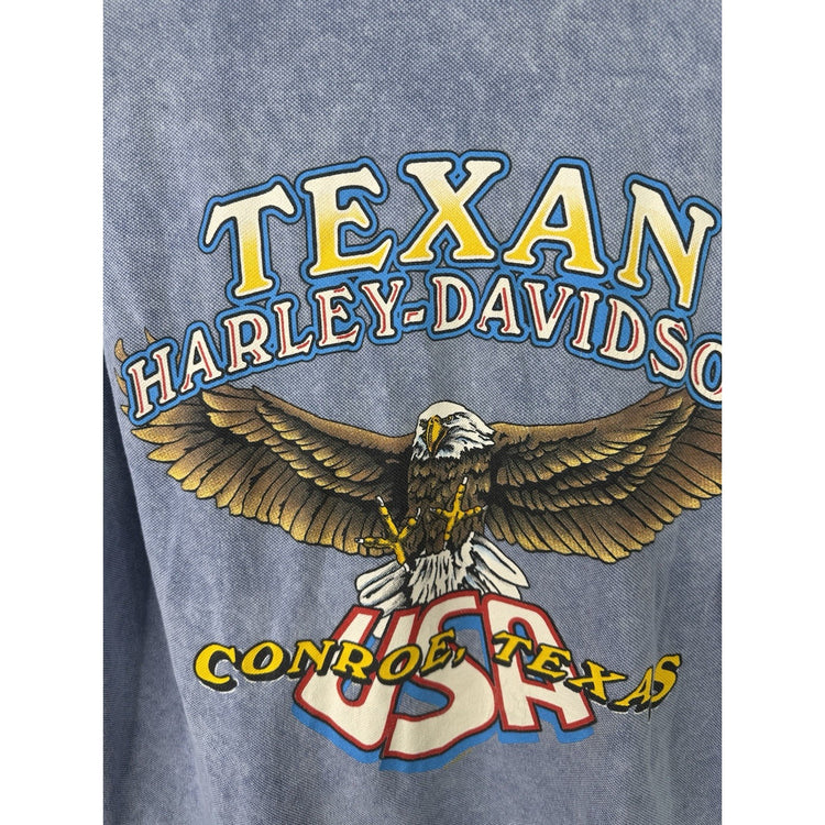 Vintage 1998 Harley Davidson Polo Shirt Size L
