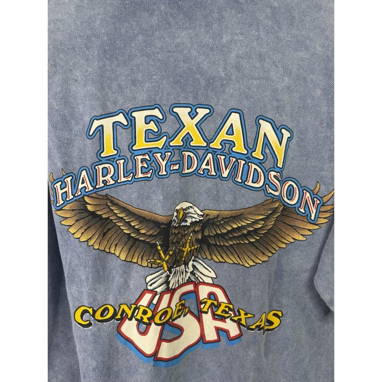 Vintage 1998 Harley Davidson Polo Shirt Size L