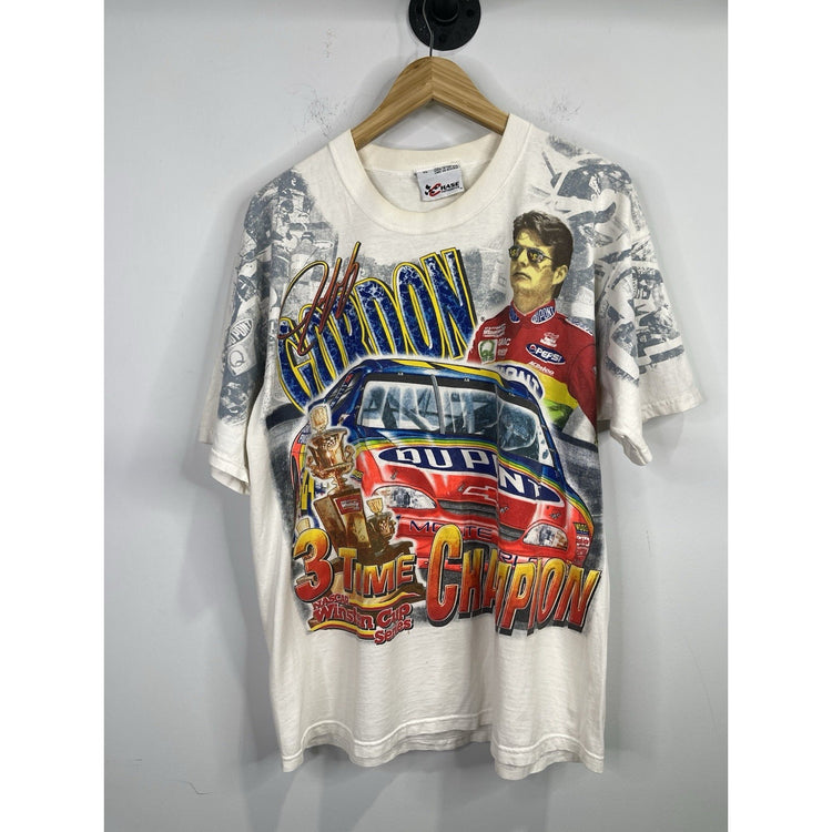 Vintage Jeff Gordon All Over Print 1998 T Shirt Men’s XL Nascar