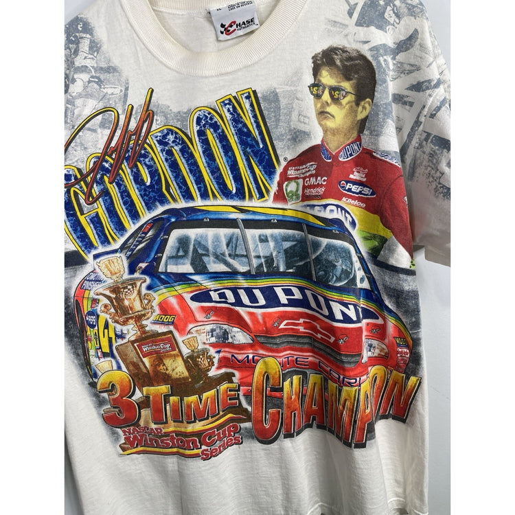 Vintage Jeff Gordon All Over Print 1998 T Shirt Men’s XL Nascar