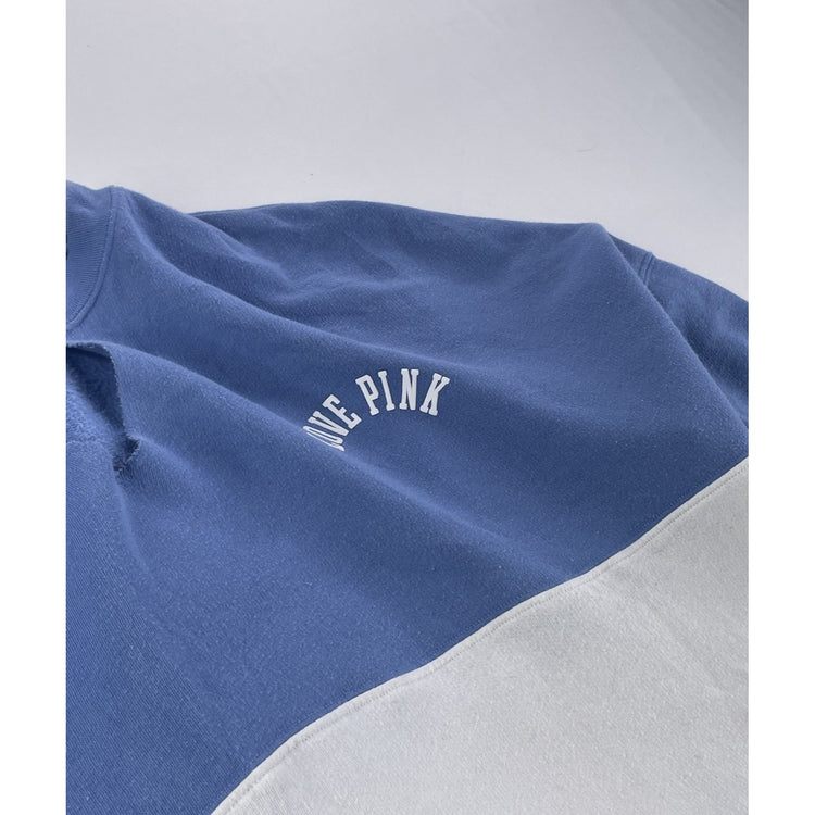 Womens Victoria Secret Baby Blue&White Sweat Shirt