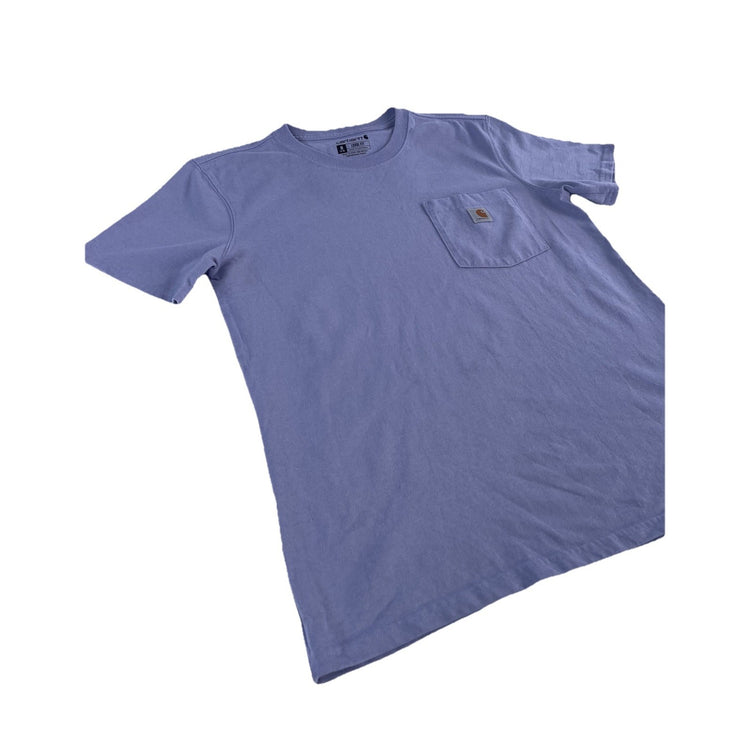 Mens Carhartt Classic Light Purple Loose Fit T-Shirt Size M