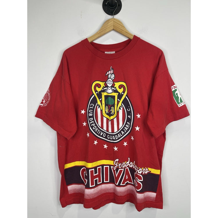 Vintage Chivas De Guadalajara All Over Print T-Shirt Men’s X-Large