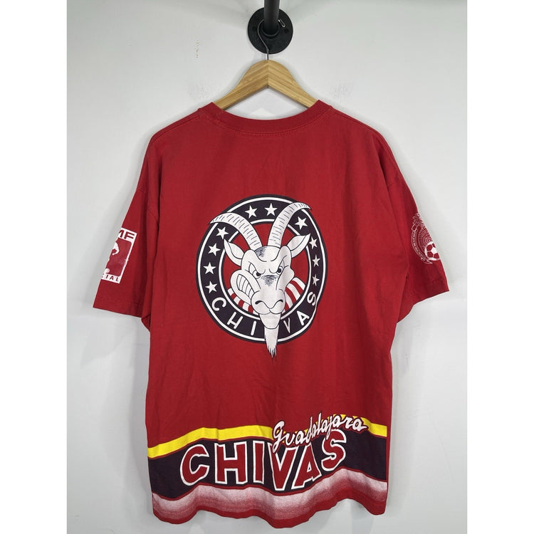 Vintage Chivas De Guadalajara All Over Print T-Shirt Men’s X-Large