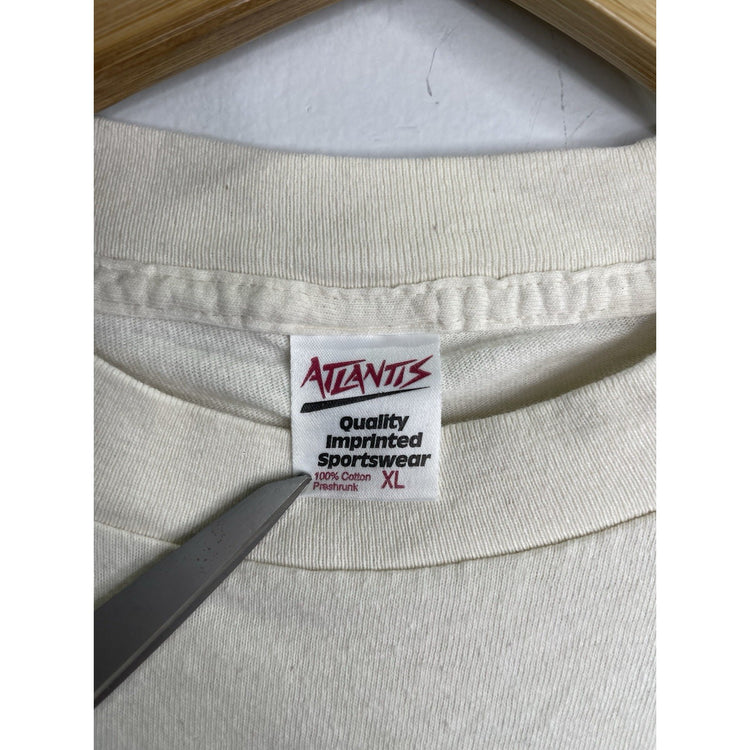 Men’s Vintage 90s Nebraska Huskers 105’ Years Of Football Graphic T-Shirt Sz XL