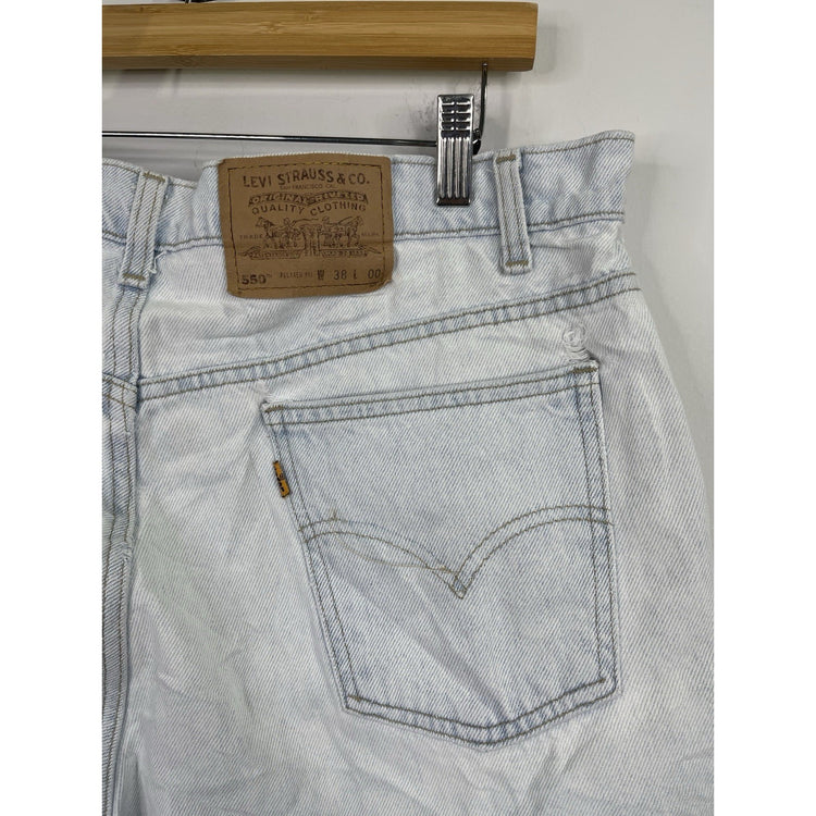 Men’s Levi Strauss & Co. 550 Classic Denim Shorts Light Wash 38x11