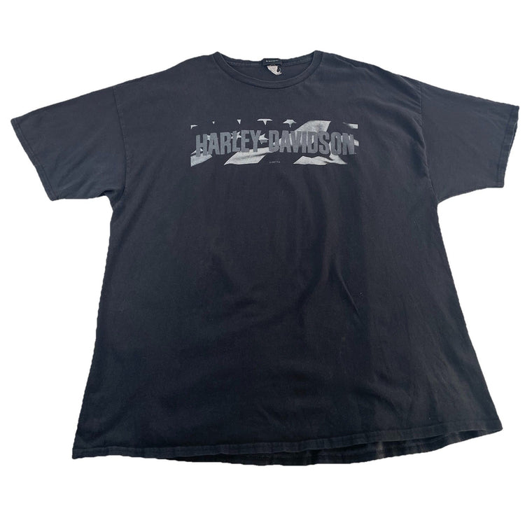 Mens Harley Davidson Black LAIDLAWS Graphic T Shirt Size 3XL