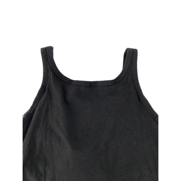 Womens PINK Victoria Secret Black Tank Top Size XL