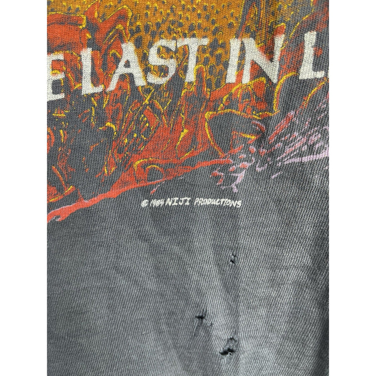 Vintage Gray Men’s 1984 DIO Last in Line Tour Distressed Sleeveless Tank Sz M