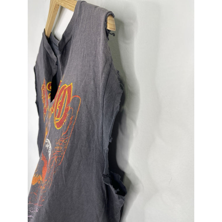 Vintage Gray Men’s 1984 DIO Last in Line Tour Distressed Sleeveless Tank Sz M