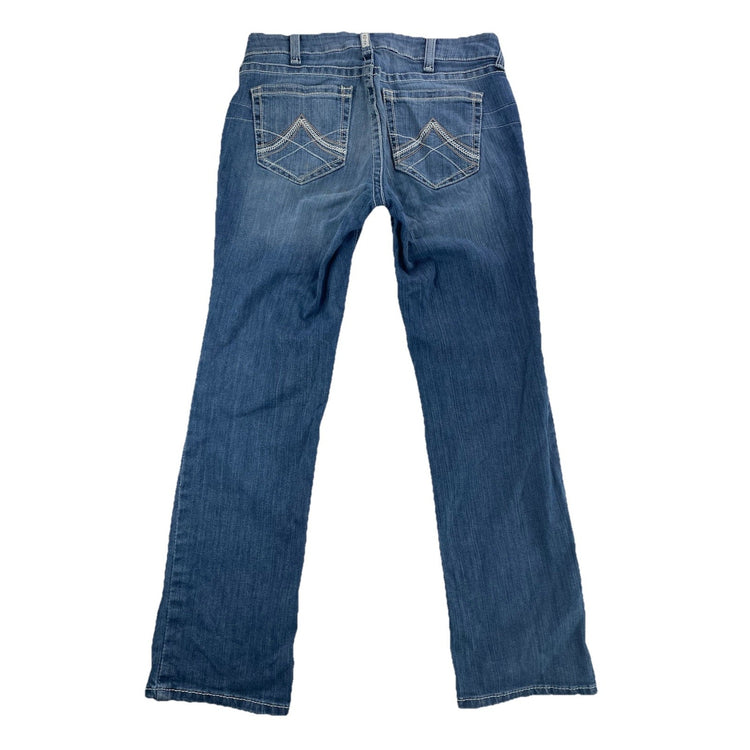Women’s Ariat Denim Mid Rise Straight Blue jeans Size 31s