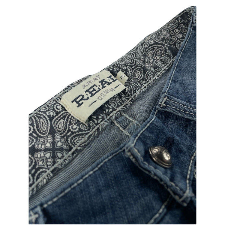 Women’s Ariat Denim Mid Rise Straight Blue jeans Size 31s