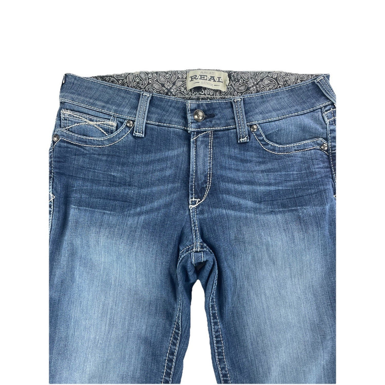 Women’s Ariat Denim Mid Rise Straight Blue jeans Size 31s