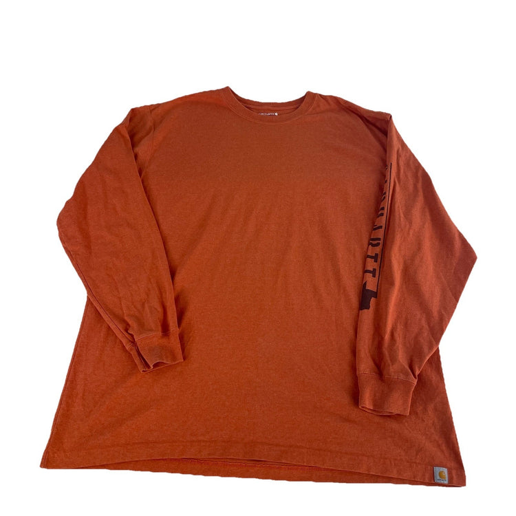 Mens Carhartt Orange Loose Fit Lone Star State Shirt Size 2Xl