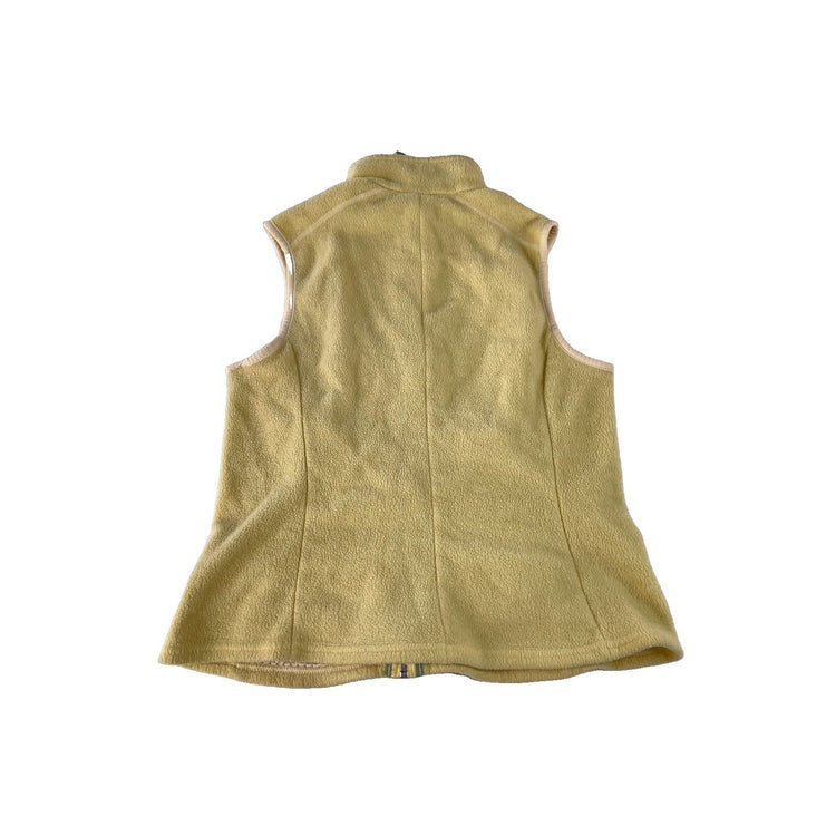 Womens Patagonia Synchilla Fleece Full Zip Vest Pale Yellow Size L