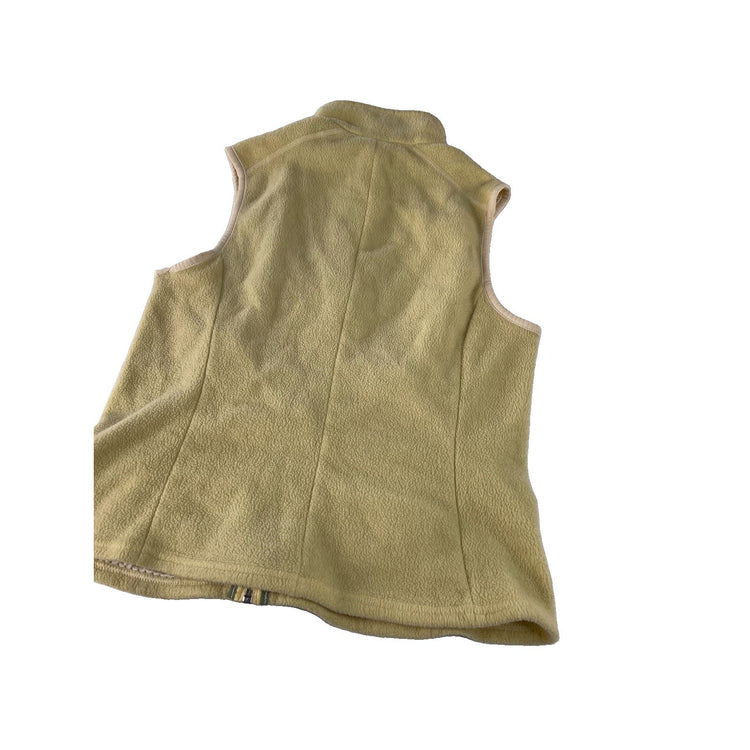 Womens Patagonia Synchilla Fleece Full Zip Vest Pale Yellow Size L