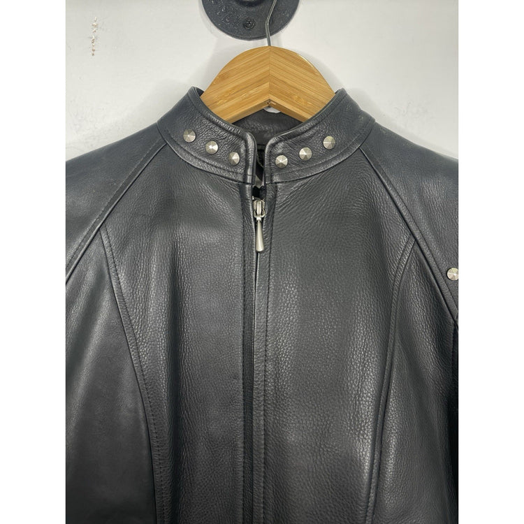Vintage Harley Davidson Women’s RISING PHOENIX Studded Leather Jacket/X-Small