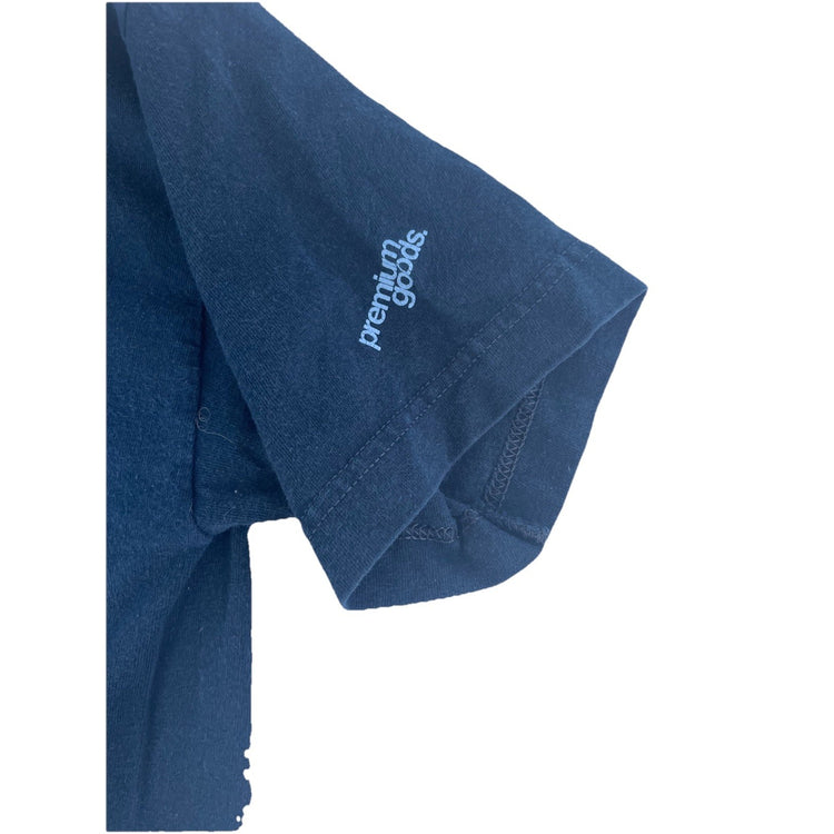Premium Goods Houston Navy Blue, Houston Logo Graphic Tee Size Small
