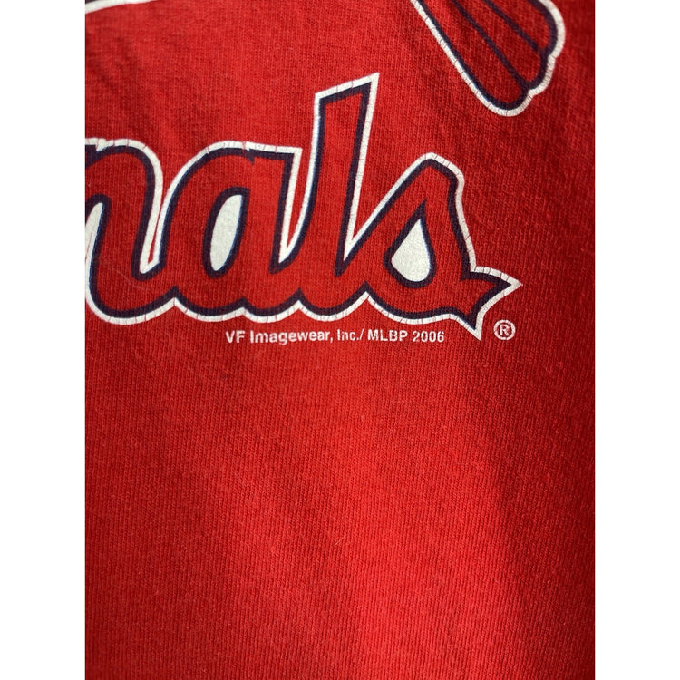 Men’s St. Louis Cardinals Larry Walker Long Sleeve Red T Shirt Sz Small