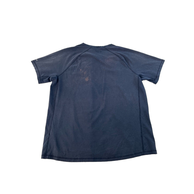 Mens Carhartt Relaxed Fit Short Sleeve Pocket T-Shirt Navy Blue Size L