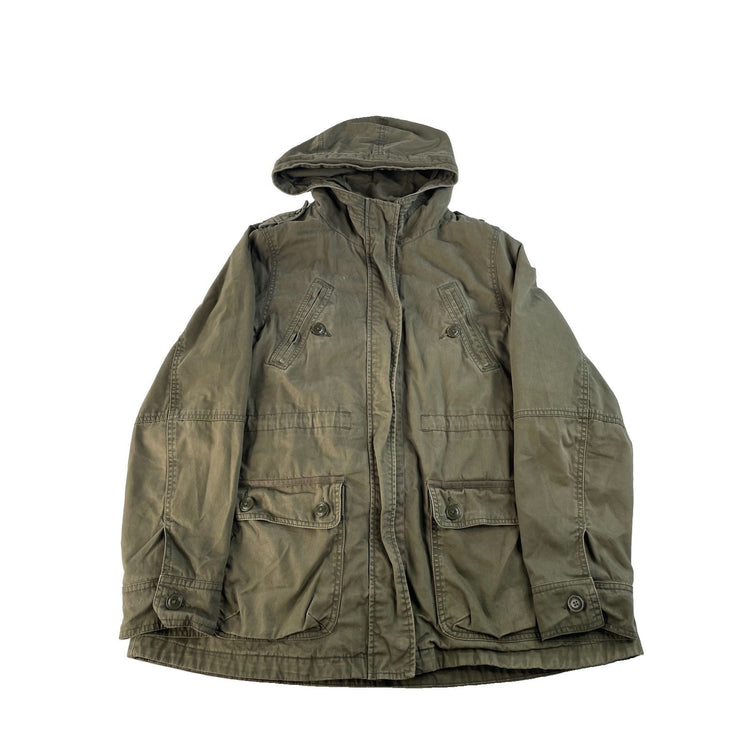 Women's American Eagle Outfitters Olive Green Utility Field Jacket Size XL