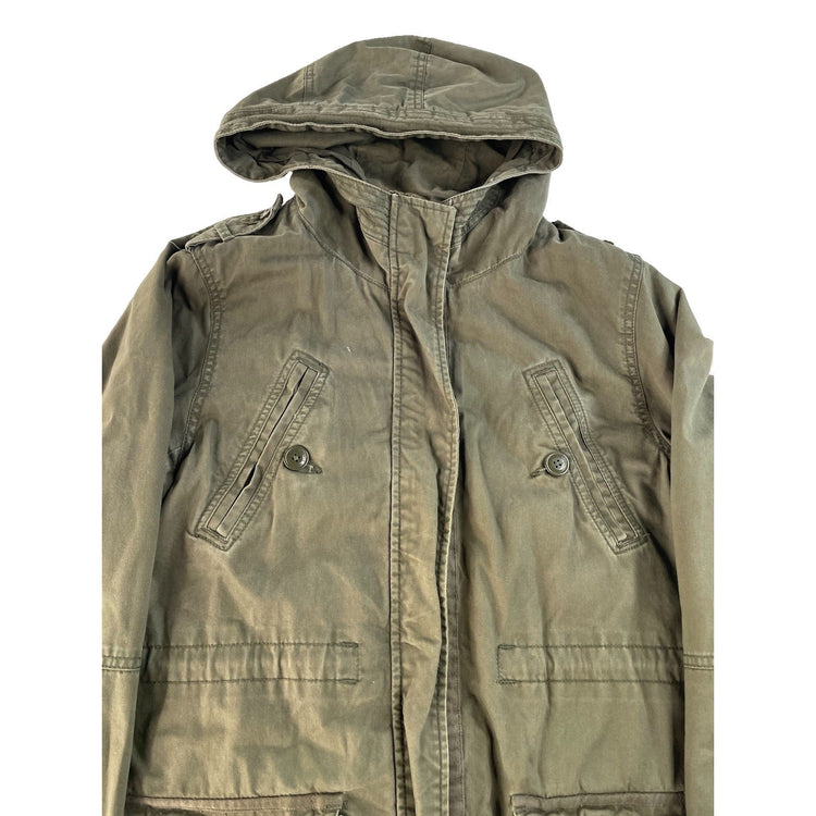 Women's American Eagle Outfitters Olive Green Utility Field Jacket Size XL