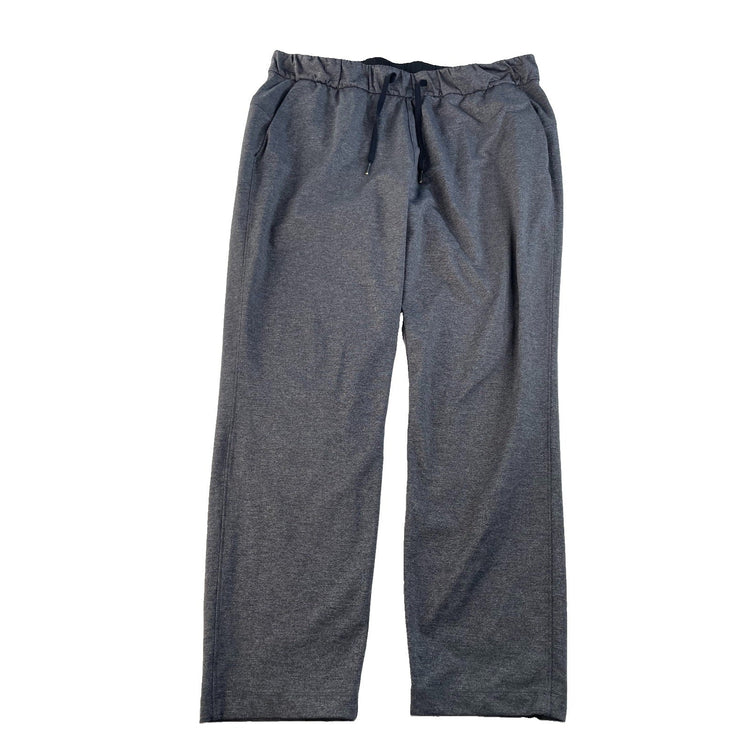 Women's Lululemon Heathered Gray Straight-Leg Drawstring SweatPants Size 12