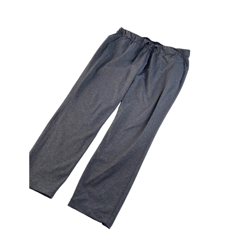 Women's Lululemon Heathered Gray Straight-Leg Drawstring SweatPants Size 12