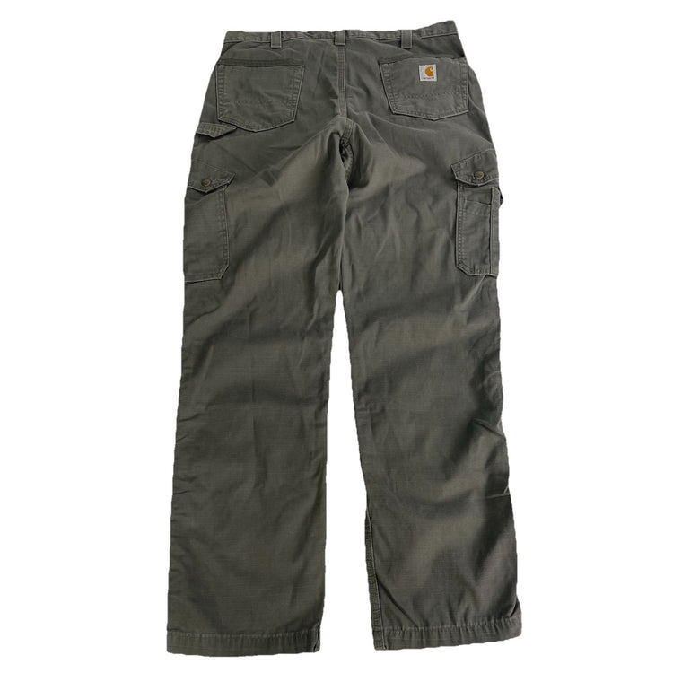 Mens Carhartt Gray Cargo Pants Size 36X34