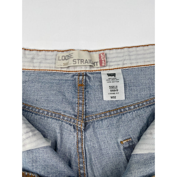 Levi's 569 Loose Straight Leg Denim Shorts Men's 32
