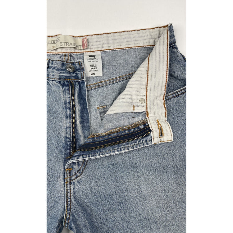 Levi's 569 Loose Straight Leg Denim Shorts Men's 32